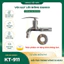 Vòi tay gạt nước,vòi hồ, vòi máy giặt lõi đồng mạ Chrome sáng bóng cao cấp ren 21mm KT - 911