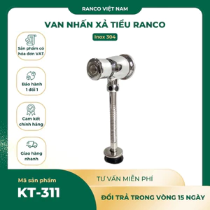 Bộ van nhấn xả bồn tiểu nam dạng cơ RANCO xả nhấn tiểu nam cao cấp KT - 311