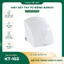 Máy sấy tay tự động cảm ứng thông minh RANCO có cảm biến hồng ngoại công suất 2000w KT - 103