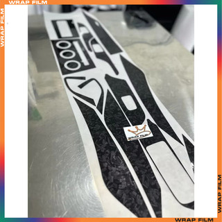 Decal trang trí, bảo vệ nội thất XPANDER từ 2018 đến 2026 - Tem PVC 3 lớp cao cấp - Tem dán nắp xăng A95, nắp dầu