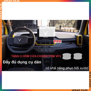 Miếng dán bảo vệ màn hình Vinfast VF3, PPF bảo vệ màn VF3 không để lại keo khi bóc