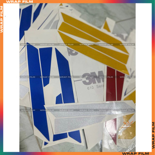 Decal phản quang dán mặt calang Accent 2024-2025