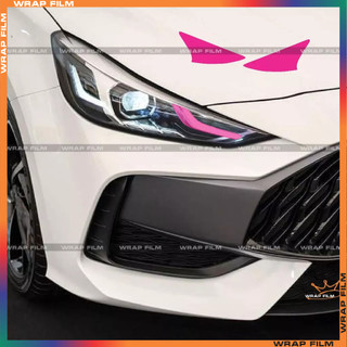 Decal dán đèn MG 5 Số tự động, Decal chất liệu PVC in 3 lớp cao cấp không thấm nước, không phai màu