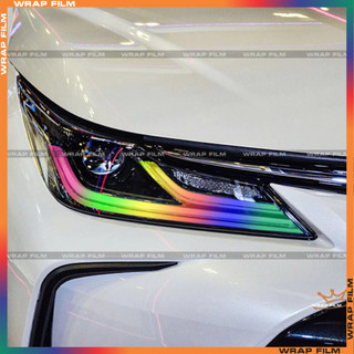 Tem dán đổi màu đèn Toyota Corolla Altis- Decal dán đổi màu đèn PVC 3 lớp