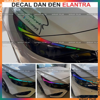 Tem dán đèn demi Elantra 2022-2024 (1 cặp) chất liệu PVC cao cấp với công nghệ in 3 lớp không phai màu