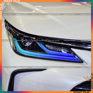 Tem dán đổi màu đèn Toyota Corolla Altis- Decal dán đổi màu đèn PVC 3 lớp