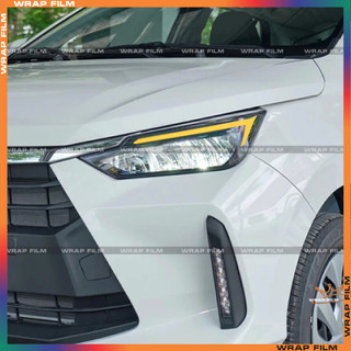 Decal dán đèn Demi Toyota Wigo 2024-2025 không bong tróc không thấm nước, bền màu ( 1 bộ 2 bên)