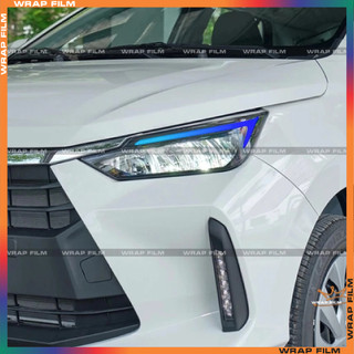 Decal dán đèn Demi Toyota Wigo 2024-2025 không bong tróc không thấm nước, bền màu ( 1 bộ 2 bên)