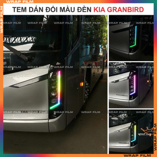 Tem dán đổi màu đèn KIA GRANBIRD