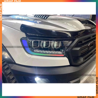 Decal dán đèn demi Ford Ranger, Everest, Raptor, Wildtrak  đời cũ ( bộ 2 bên)