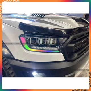 Decal dán đèn demi Ford Ranger, Everest, Raptor, Wildtrak  đời cũ ( bộ 2 bên)