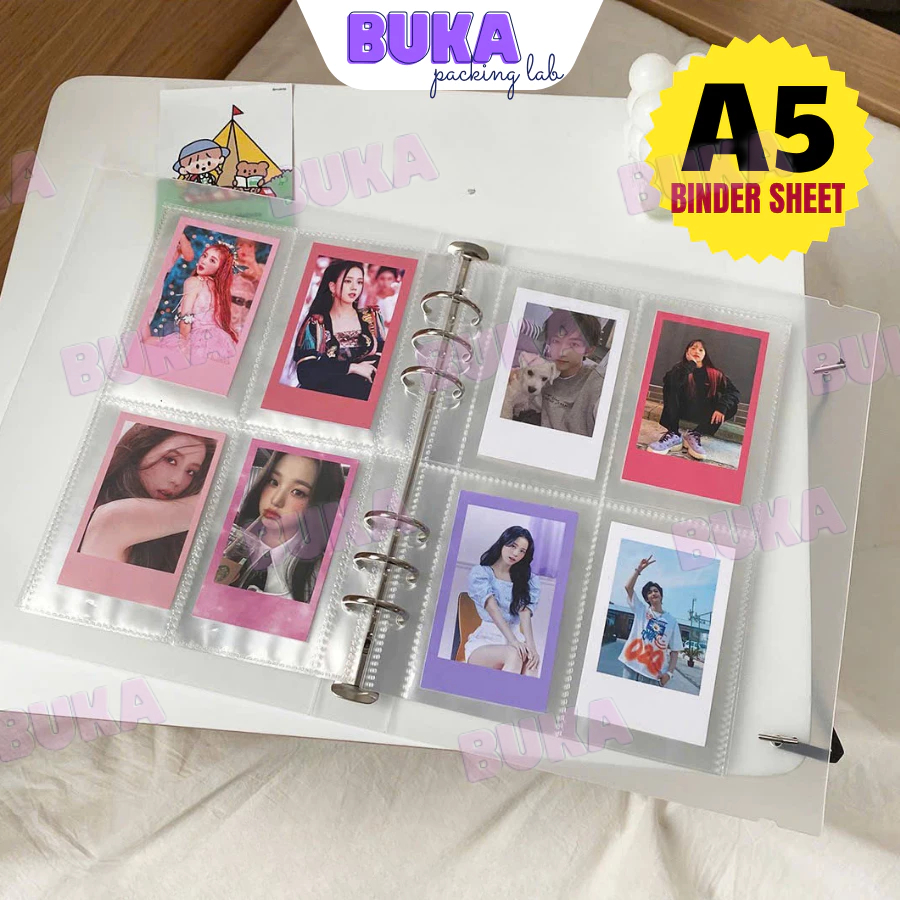 Binder sheet A5 đựng ảnh album nhựa, Collect Book sheetmeet đựng photo ...