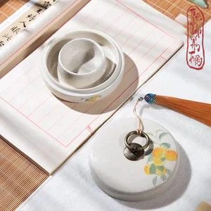 Nghiễn Nghiên Mực Đá Ngọc Nghiên Mực Đá Thư Pháp Thanh Thị Hỏa Oa