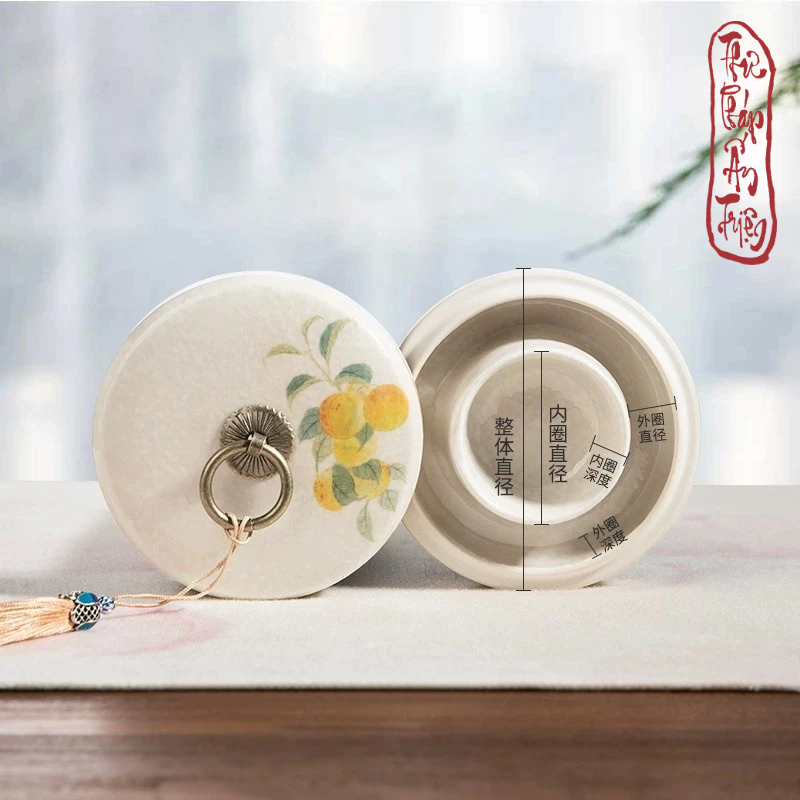 Nghiễn Nghiên Mực Đá Ngọc Nghiên Mực Đá Thư Pháp Thanh Thị Hỏa Oa