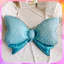Bóng Hình Nơ Xanh Nơ Hồng Nơ màu pastel Cỡ Đại Trang trí Sinh Nhật Lễ Hội Party BB6