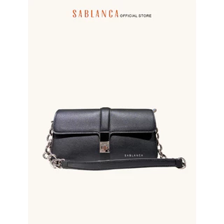 Túi xách tay Sablanca Anna Push-Lock Chain Black HB0191