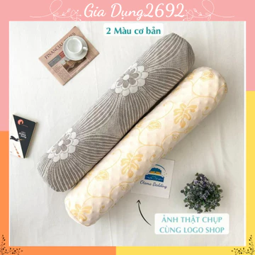 Gối ôm dài cao su non( dạng mút Foam) chống xẹp cho người lớn gối ôm ngủ kèm bao gối ôm cho bà bầu thay vỏ.