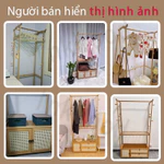【Giao hàng trong 4 giờ】Tủ đồ thông minh Tủ Quần Áo kệ treo quần áo có kéo Tủ Vải Kệ Treo Quần Áo Có Ngăn Chứa Đồ — ảnh 3