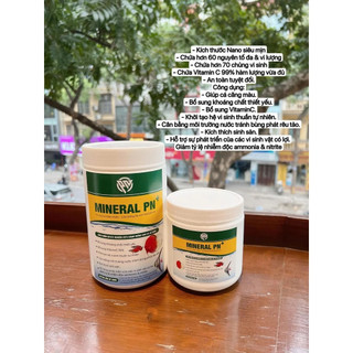 Khoáng Bột MINERAL PN+ Plus Vitamin C + x4  Vi Sinh Cho Bể Cá Cảnh / Khoáng Cho Hồ Cá