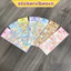 Sticker kim tuyến dễ thương dán trang trí, hình dán cute nhiều mẫu lựa chọn