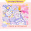 Sticker kim tuyến dễ thương dán trang trí, hình dán cute nhiều mẫu lựa chọn