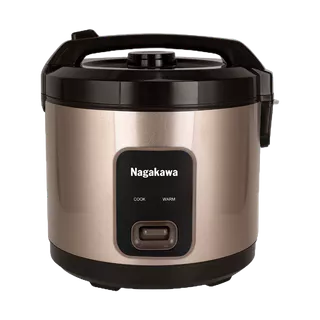 Nồi cơm điện cơ Nagakawa NAG0146 (1,8L - 900W) - Lòng nồi hợp kim nhôm - Bảo hành 1 năm