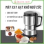 Máy Xay Màu Bạc Xay Gia Vị Hạt, Ngũ Cốc, Bột Khô Mini Cầm Tay