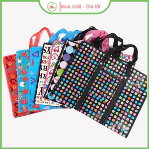 Túi bạt siêu to nhiều cỡ 30 40 50 60 70 80 cm, túi đựng chăn màn, túi đựng quần áo 1 lớp có khóa kéo