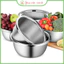 Bộ 5 chậu thau inox cao cấp rửa thực phẩm
