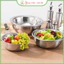 Bộ 5 chậu thau inox cao cấp rửa thực phẩm