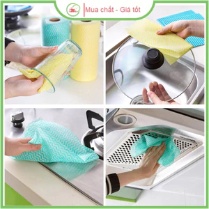 Cuộn Giấy Vải Lau Đa Năng Tiện Dụng 20cm