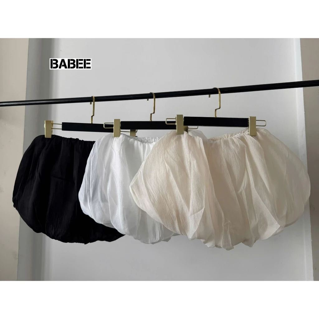 Chân Váy Nữ BABEE Dáng Bí Ngắn Kiểu Bồng Xòe Lưng Chun Dễ Thương Xinh Xắn Dễ Phối Đồ