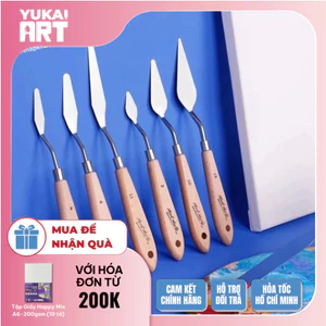 Bay Pha Màu Cây Lẻ Bằng Thép Không Gỉ, Cán Gỗ Mont Marte
