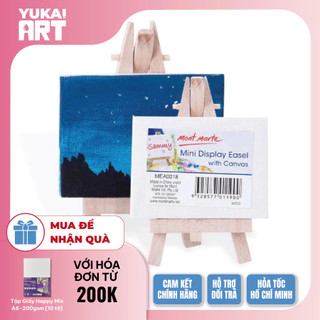 [Hỏa tốc HCM] Khung Canvas Mini Kèm Giá Đỡ Mont Marte Siêu Cute Dùng Để Trang Trí Bàn Học, Góc Làm Việc