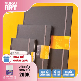 [Hỏa tốc HCM] Sổ phác thảo Mont Marte Harbbound Sketch Books - 110gsm 80 tờ size A5/A4