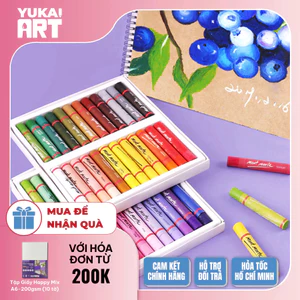 Màu Sáp Dầu Cao Cấp Mont Marte Bộ 12/24/36/48 Màu