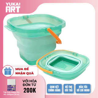 [Hỏa tốc HCM] Xô Rửa Cọ Silicon Miya Có Thể Gấp Gọn Siêu Tiện Lợi
