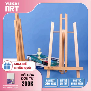 Giá Vẽ Trưng Bày Để Bàn Mont Marte - Mini Display Easel Beech - Small/Medium