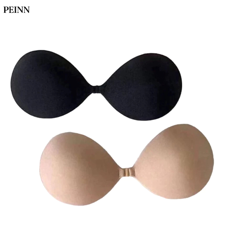 [Peinn] Áo bra dán nâng ngực silicon PKS08 cài trước không gọng hình bàn tay dày 5 cm