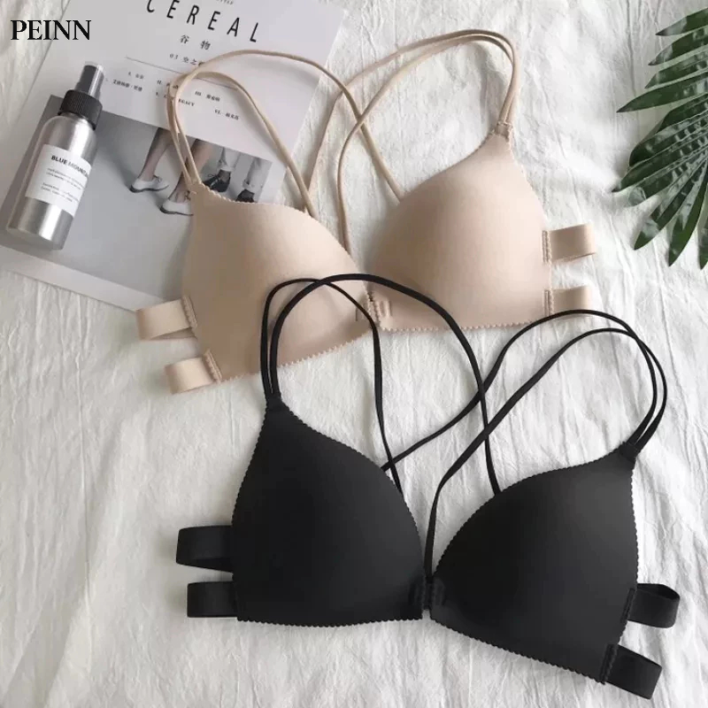 [peinn] Áo Bra BRS05 Đúc Su Cài Trước Đệm Bàn Tay Nâng Ngực