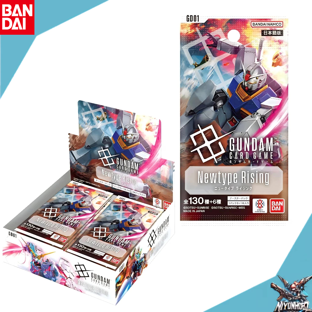 [Bandai] Gói Thẻ Bài Gundam Card Game NEWTYPE RISING [GD01] Booster ...