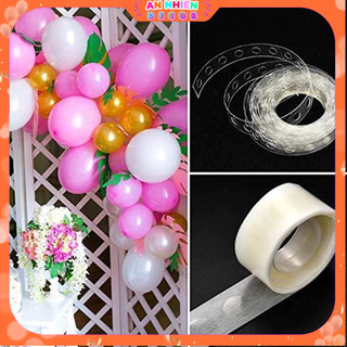 Dây kết nối bóng tạo kiểu bóng đơn giản dễ làm tự trang trí sinh nhật bé trai bé gái người lớn tại nhà dài 5m