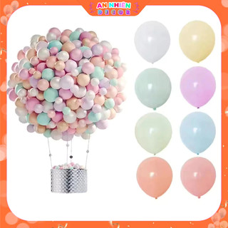 [Sỉ] Combo Trộn 100 Bóng Bay Pastel Cao Su 25cm – Mix Nhiều Màu Trang Trí Tiệc, Sinh Nhật, Cưới Hỏi