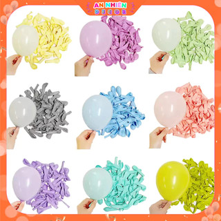 [Sỉ] Combo Trộn 100 Bóng Bay Pastel Cao Su 25cm – Mix Nhiều Màu Trang Trí Tiệc, Sinh Nhật, Cưới Hỏi