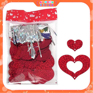 Dây Đuôi Tim Buộc Bóng Nhiều Màu Trang Trí Decor Phòng Cưới Hỏi Tân Hôn, Valentine, Tốt Nghiệp