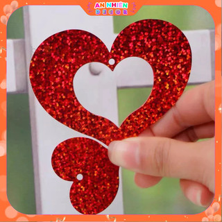 Dây Đuôi Tim Buộc Bóng Nhiều Màu Trang Trí Decor Phòng Cưới Hỏi Tân Hôn, Valentine, Tốt Nghiệp