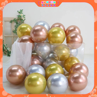 Set 50 Bóng Bay Siêu Nhũ, Bong Bóng Trang Trí Sinh Nhật , Phòng Cưới, Sự Kiện, Kỷ Yếu, Khai Trương
