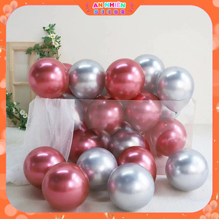 Set 50 Bóng Bay Siêu Nhũ, Bong Bóng Trang Trí Sinh Nhật , Phòng Cưới, Sự Kiện, Kỷ Yếu, Khai Trương