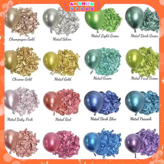 Set 50 Bóng Bay Siêu Nhũ, Bong Bóng Trang Trí Sinh Nhật , Phòng Cưới, Sự Kiện, Kỷ Yếu, Khai Trương