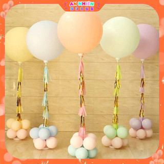 [Cỡ Đại] Bóng Bay Màu Thường, Pastel Cỡ Lớn Trang Trí Sinh Nhật, Thôi Nôi, Cưới Hỏi Decor Chụp Ảnh BB6